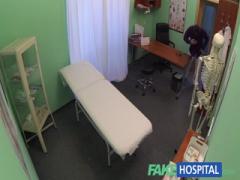 FakeHospital - Blonde bitch patient gets fucked by doctor and nurse