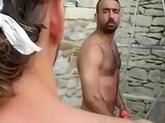 French Guy Fuck Hot Arab Outside