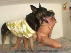 Dog Orgy Fucking babe girl