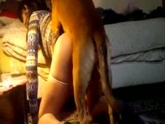 Dog fucks girl compilation - animal porn