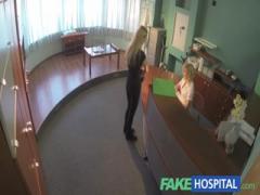 FakeHospital Blonde tourist gets a full examination